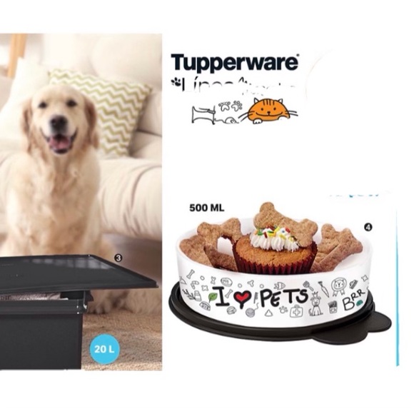 Tupperware Container I Love Pets - Picture 5 of 5